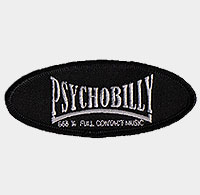 Psychobilly 666% patch oval :