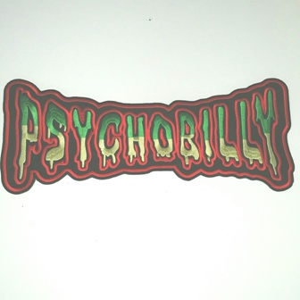 Big Backpatch : Psychobilly Coloured :