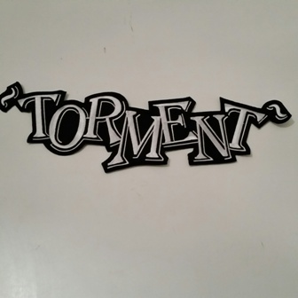 Torment White backpatch :
